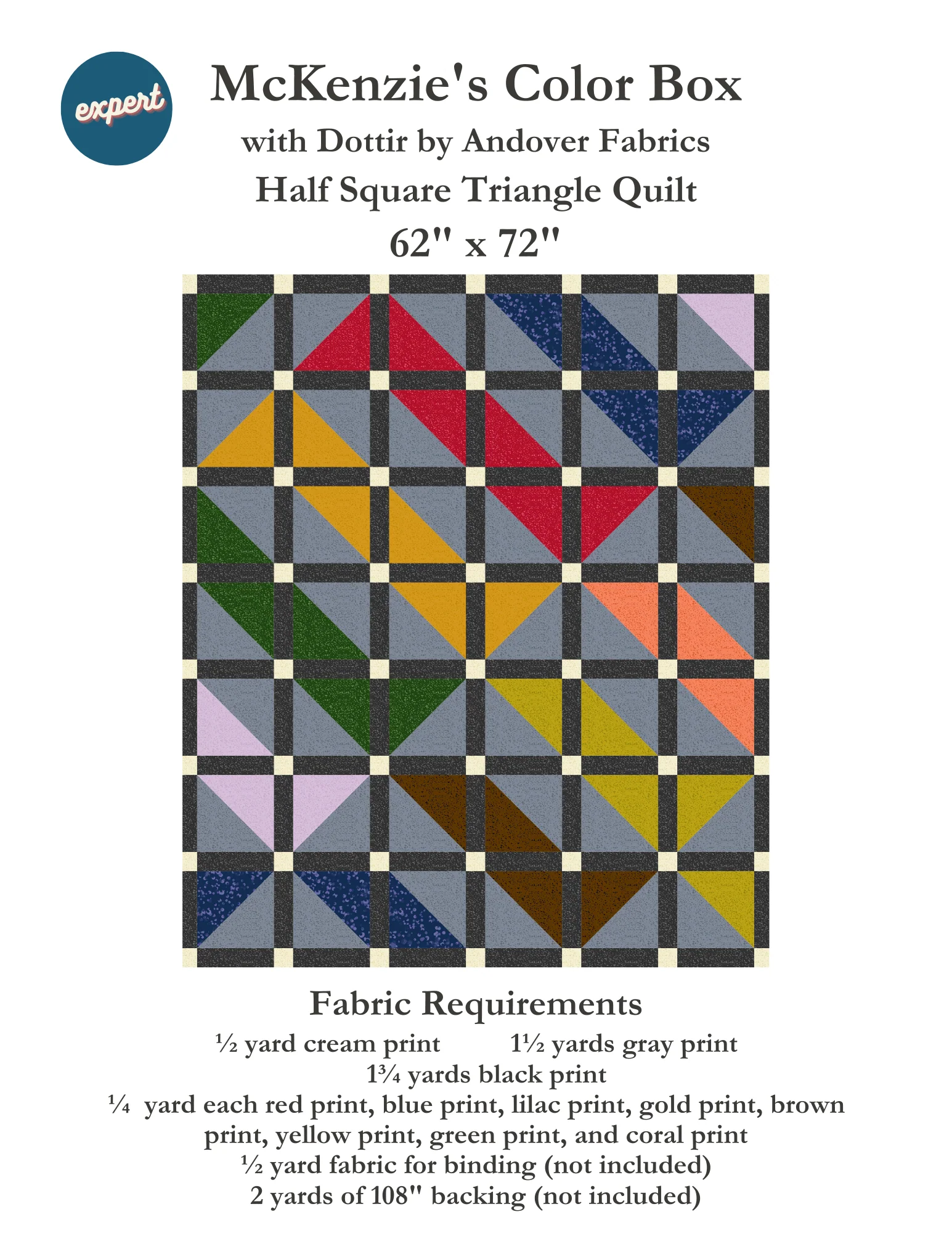 McKenzie's Color Box - Quilt Kit - Image 3