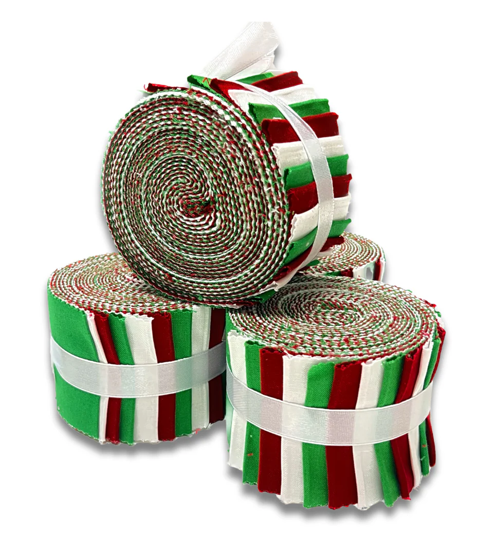 Supreme Solids - 2.5" Roll - Red/Green/White (20 cuts) - Image 5