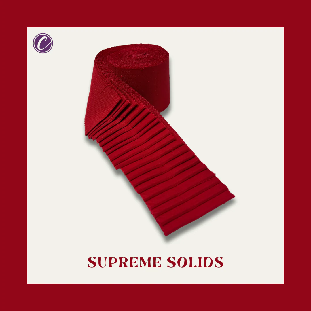 Supreme Solids - 2.5" Roll - Scarlet (20 cuts) - Image 4